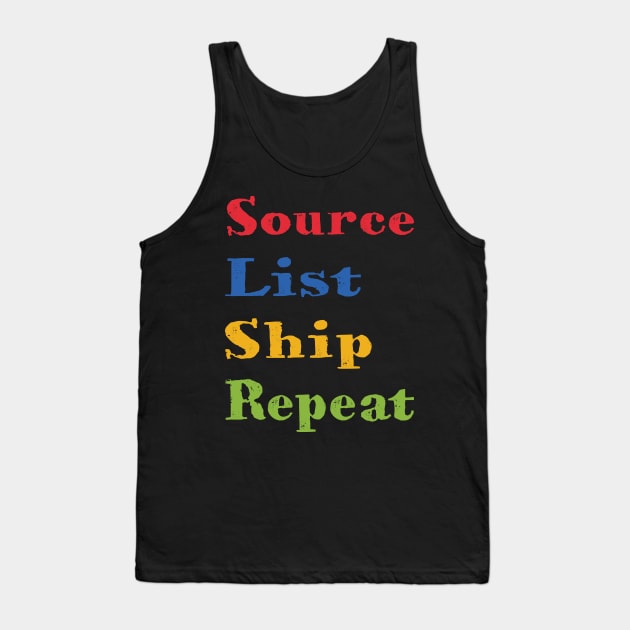 Source List Ship Repeat Tank Top by jw608